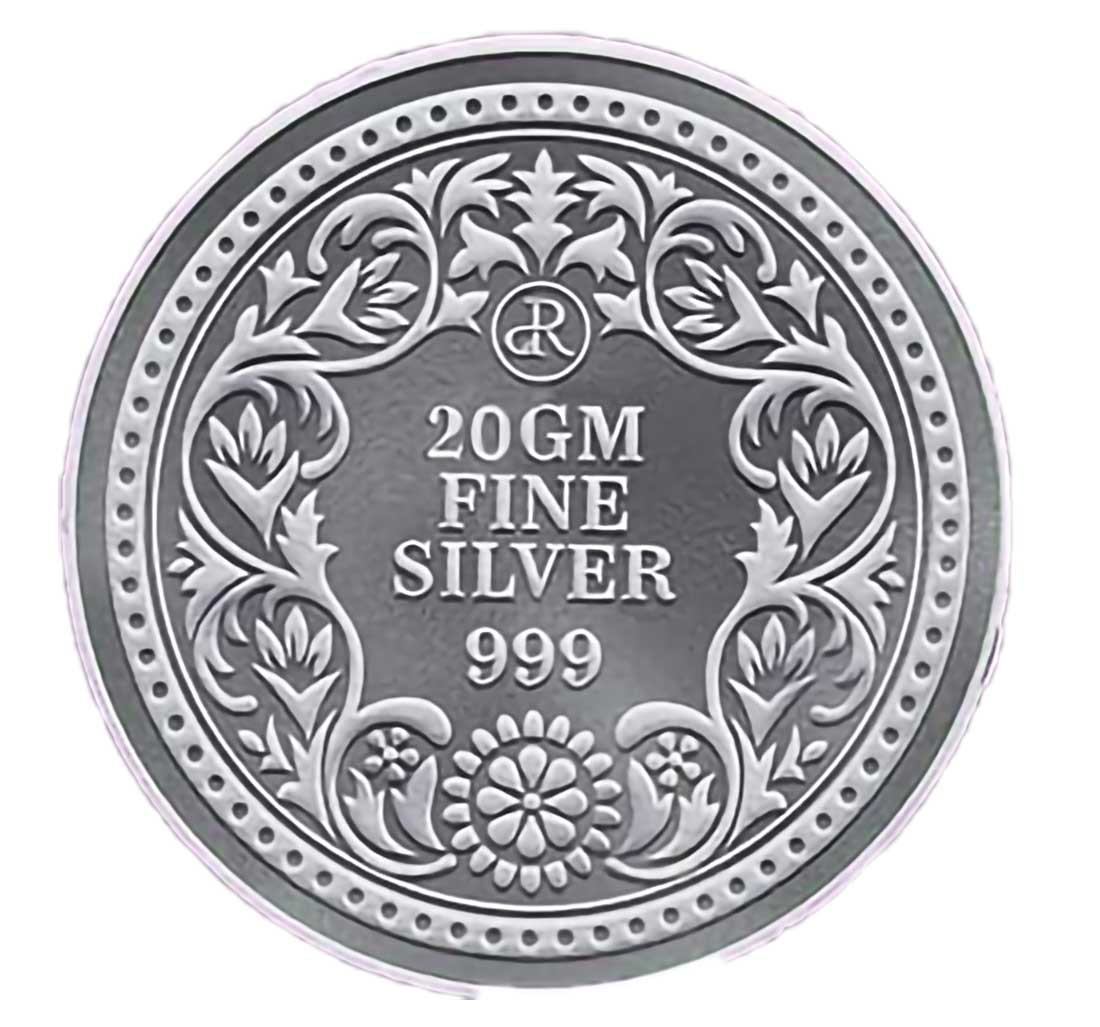 999 Pure Silver Coin Laxmi Ganesh Saraswati (10 to 100g) Hallmarked