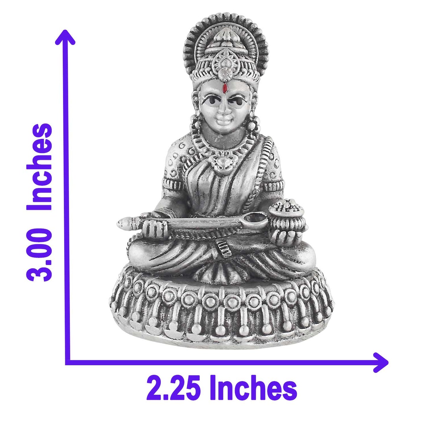 size_of_silver_idol