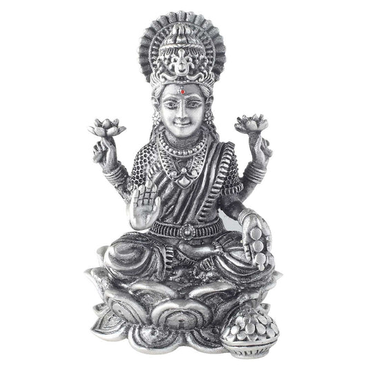 antique_laxmi_silver_idol