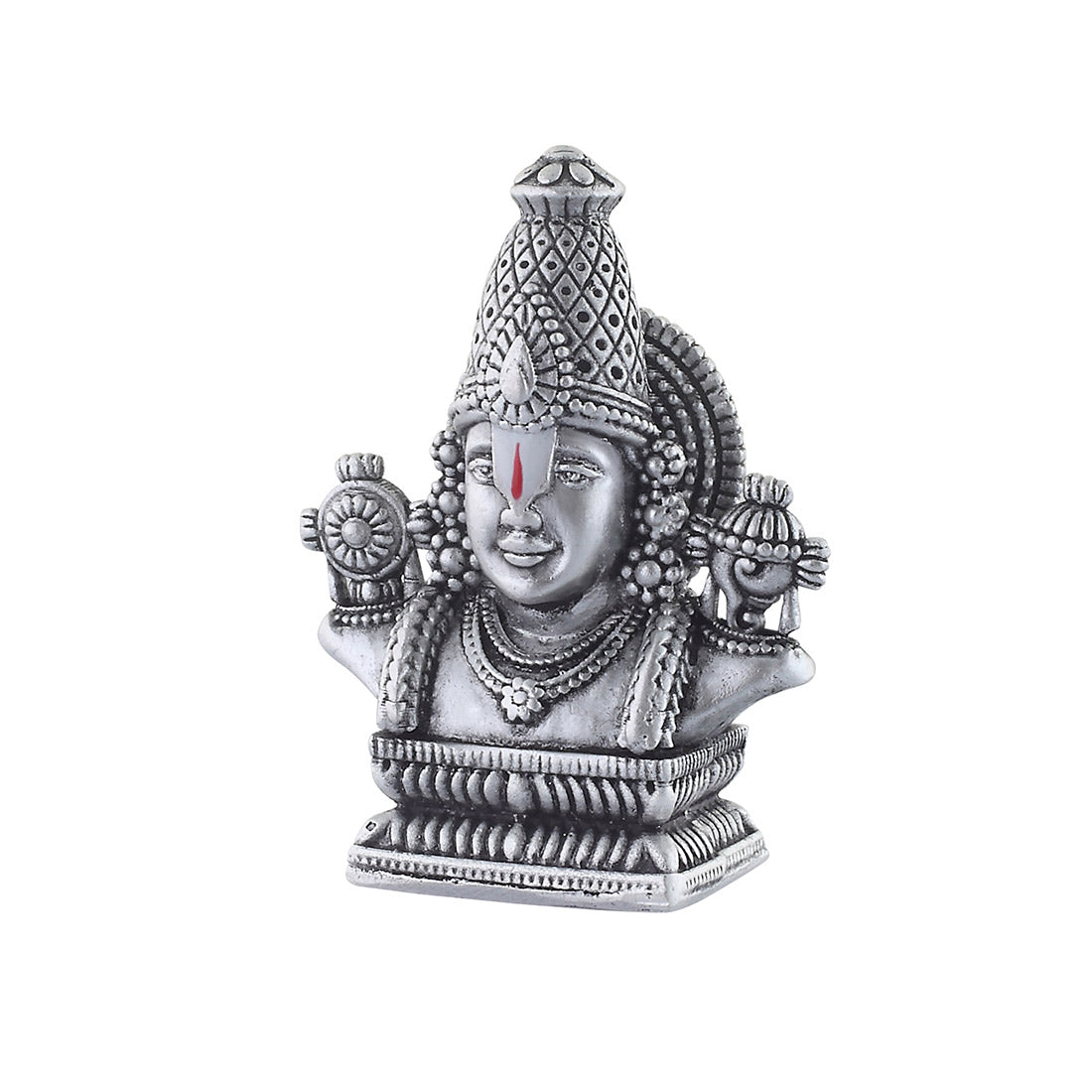 silver balaji bust