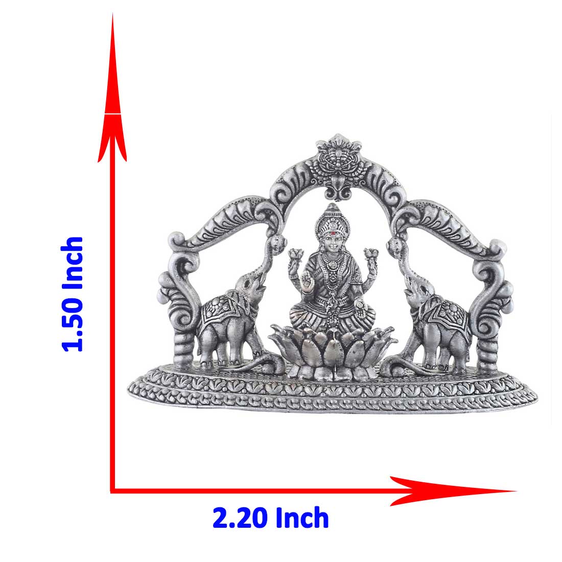 size of silver idol