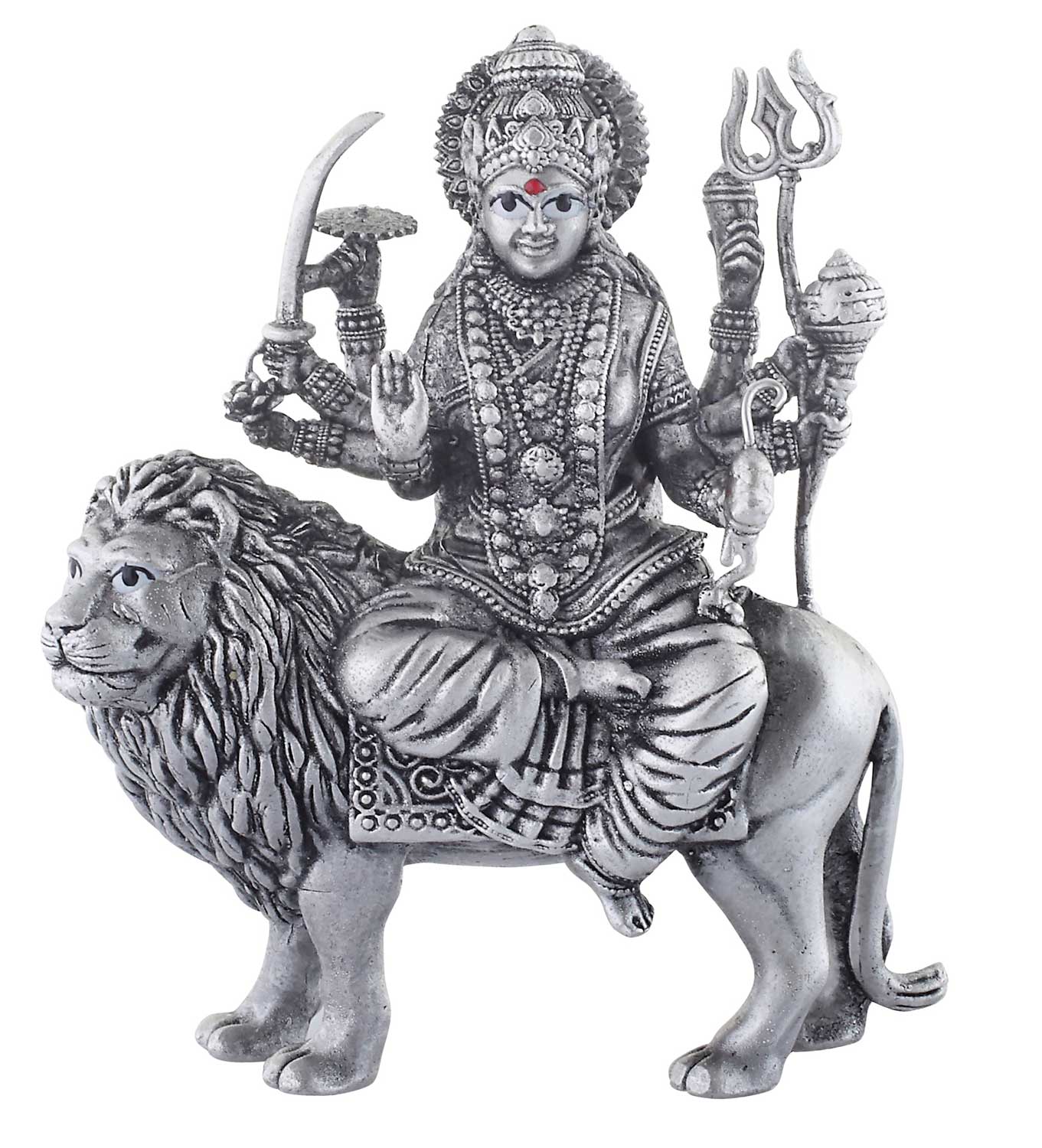 silver_durga_idol