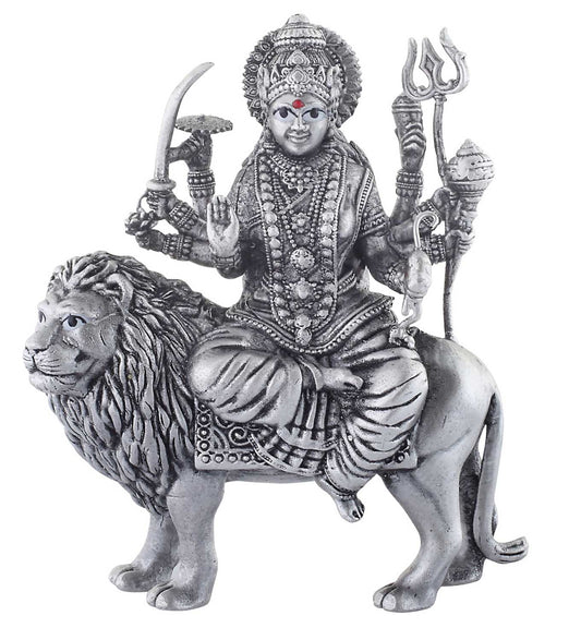 silver_durga_idol