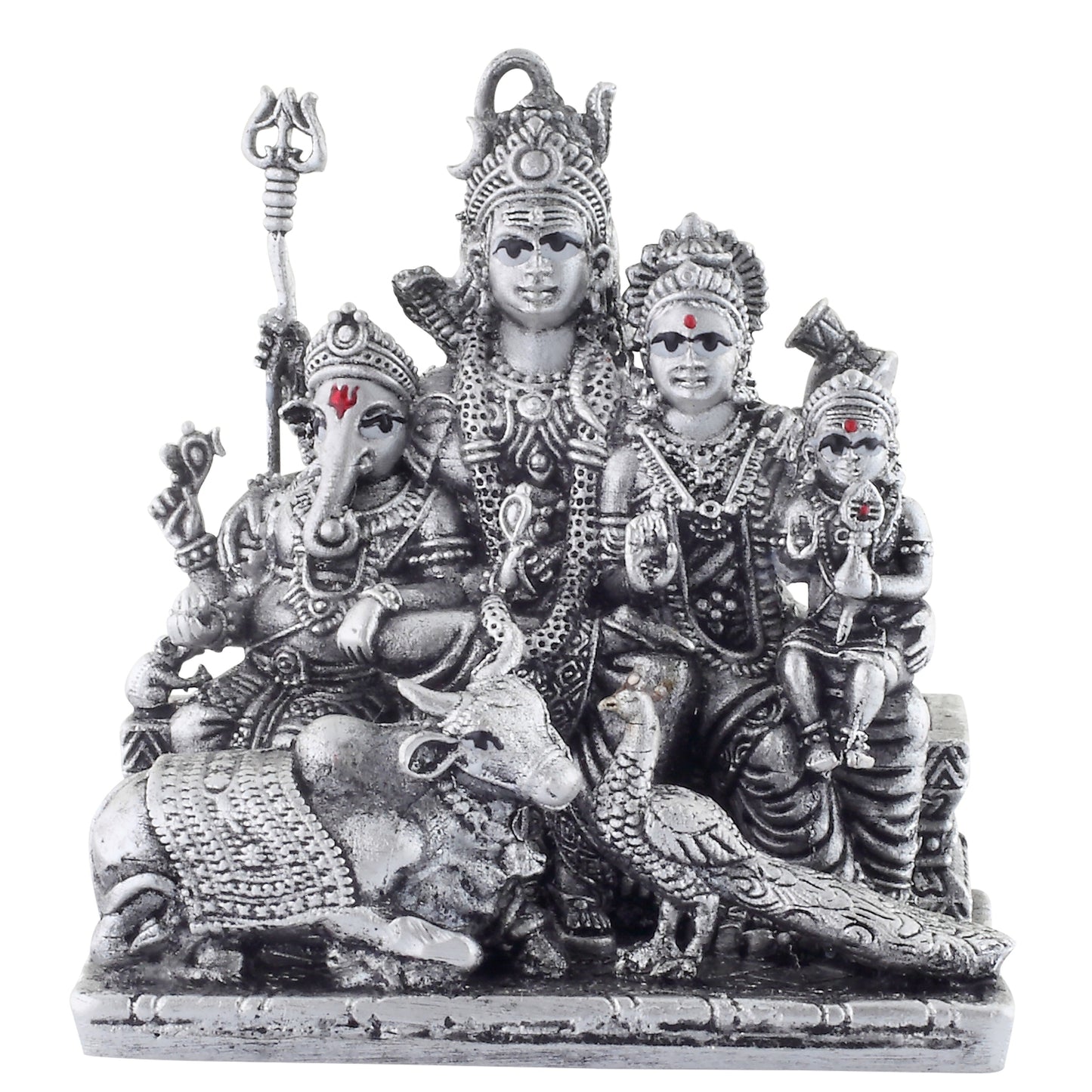 shivparivar_silver_idol