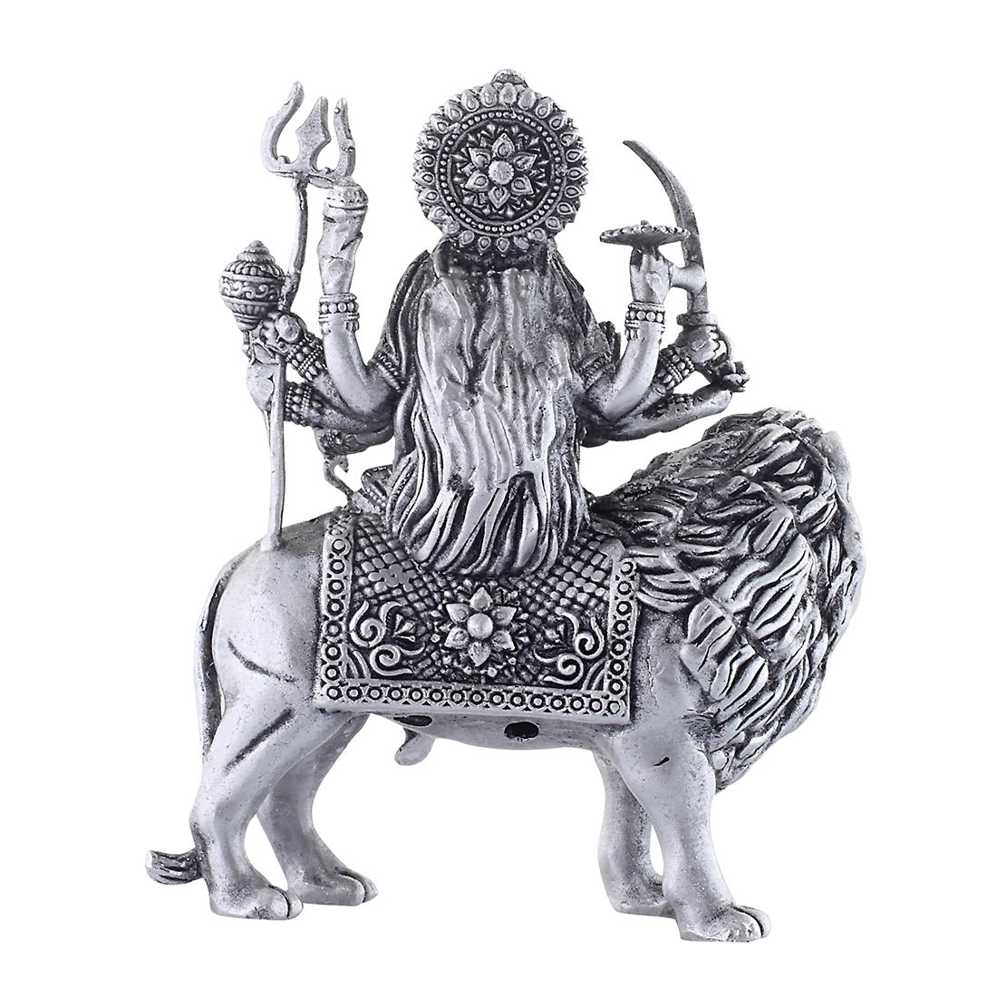 reverse image of durga idol