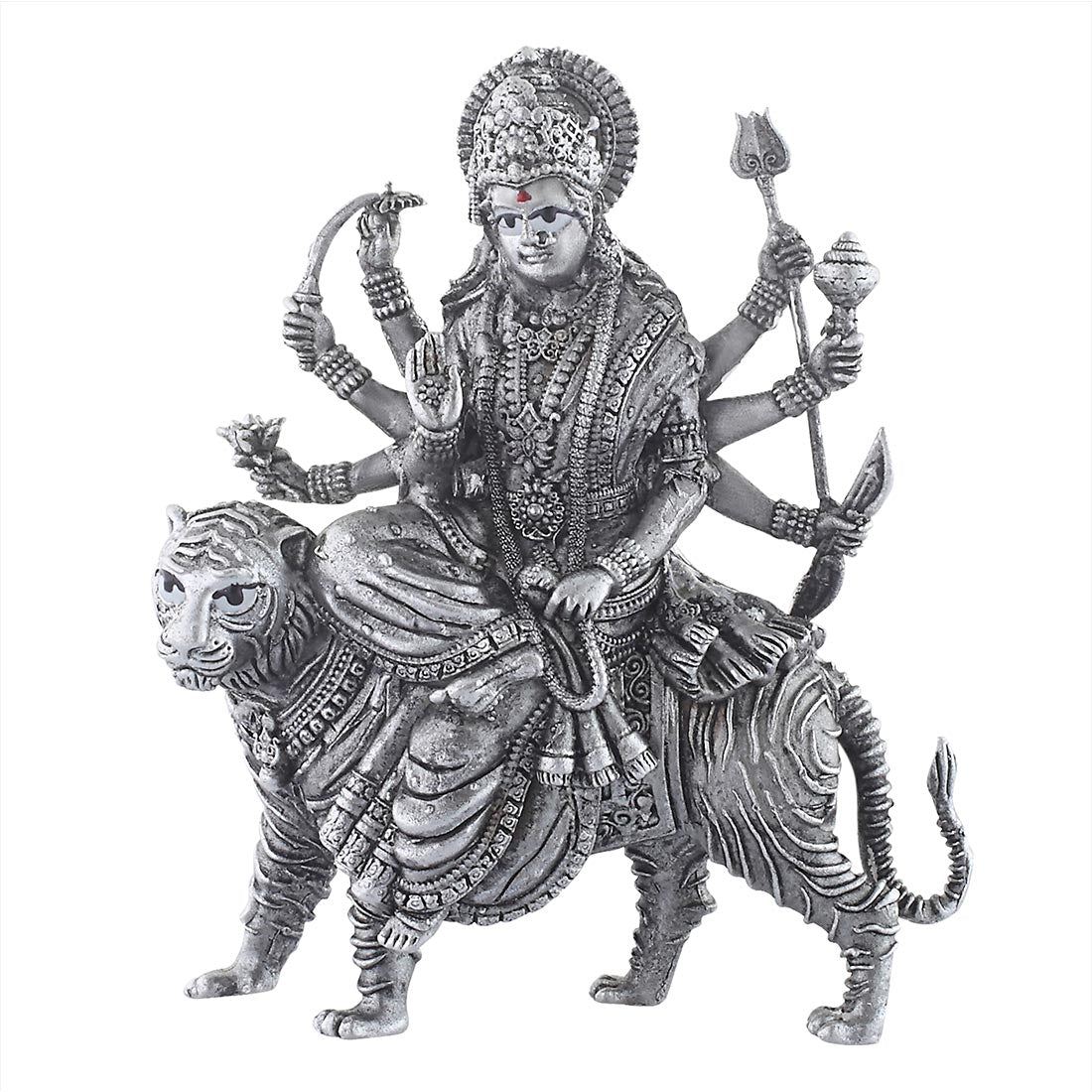 silver-durga-maa-idol