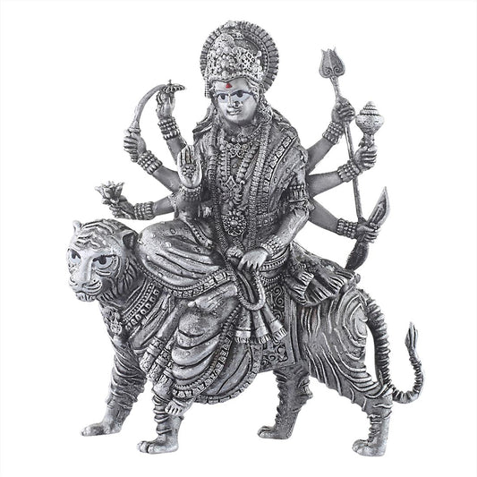 silver-durga-maa-idol