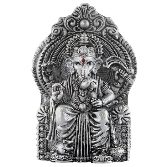 silver lalbaug ganesh idol