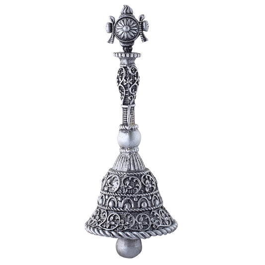 silver sudarshan chakra bell