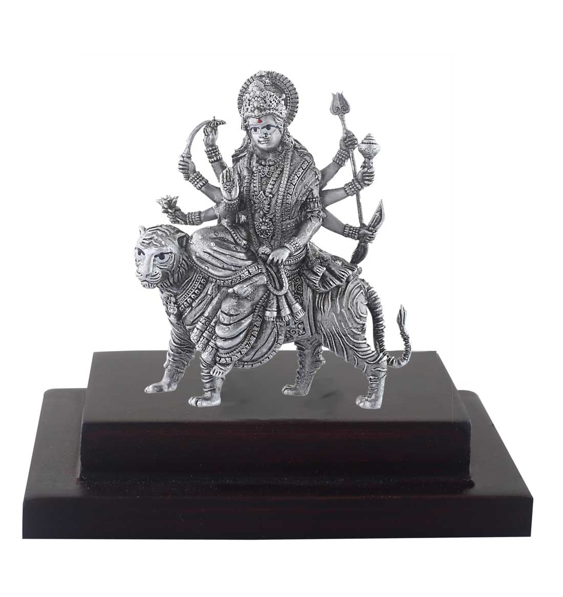 durga ambe maa on wooden base