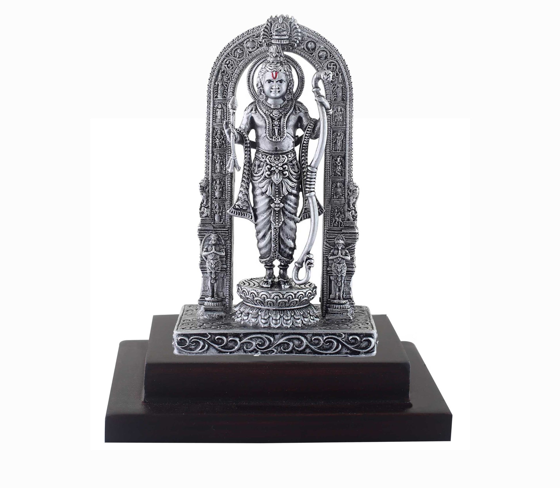 rama idol on wooden base