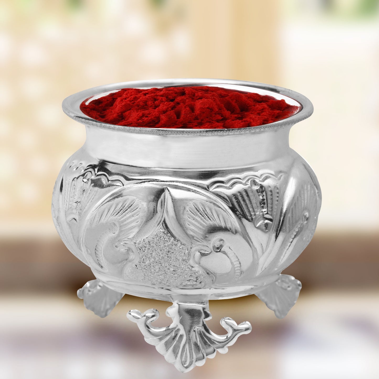 Silver katori