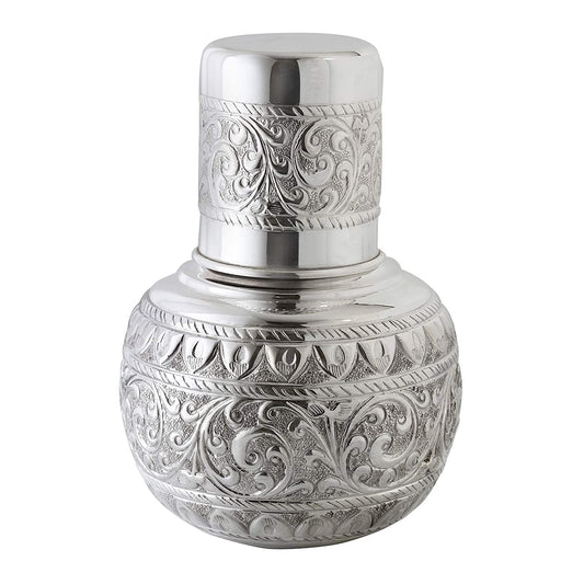 CaratCafe Pure Silver 925 Bedroom Set Lota Glass for Everyday Use