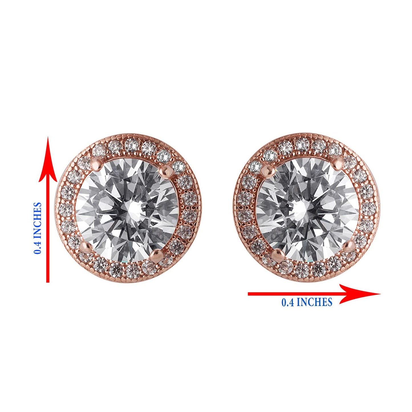 Big Solitaire Stud Earrings