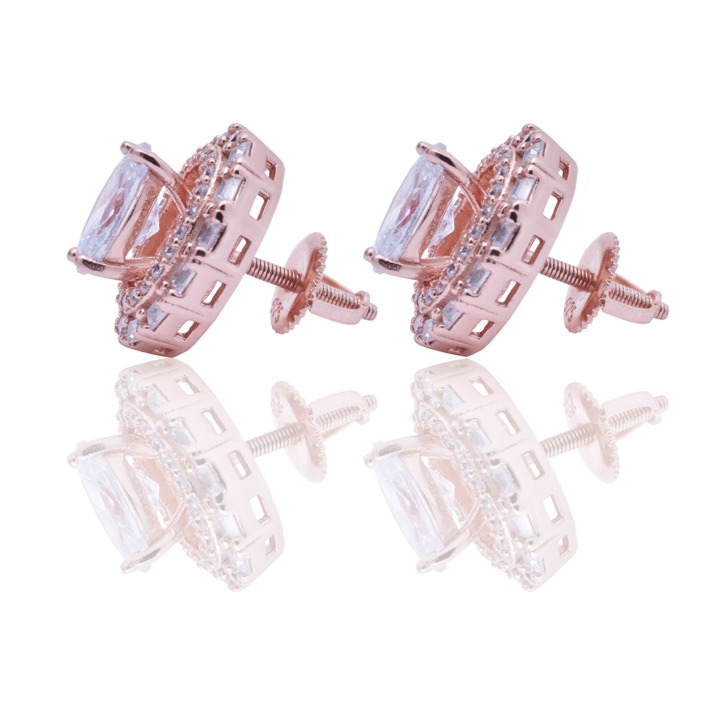 silver gold earing