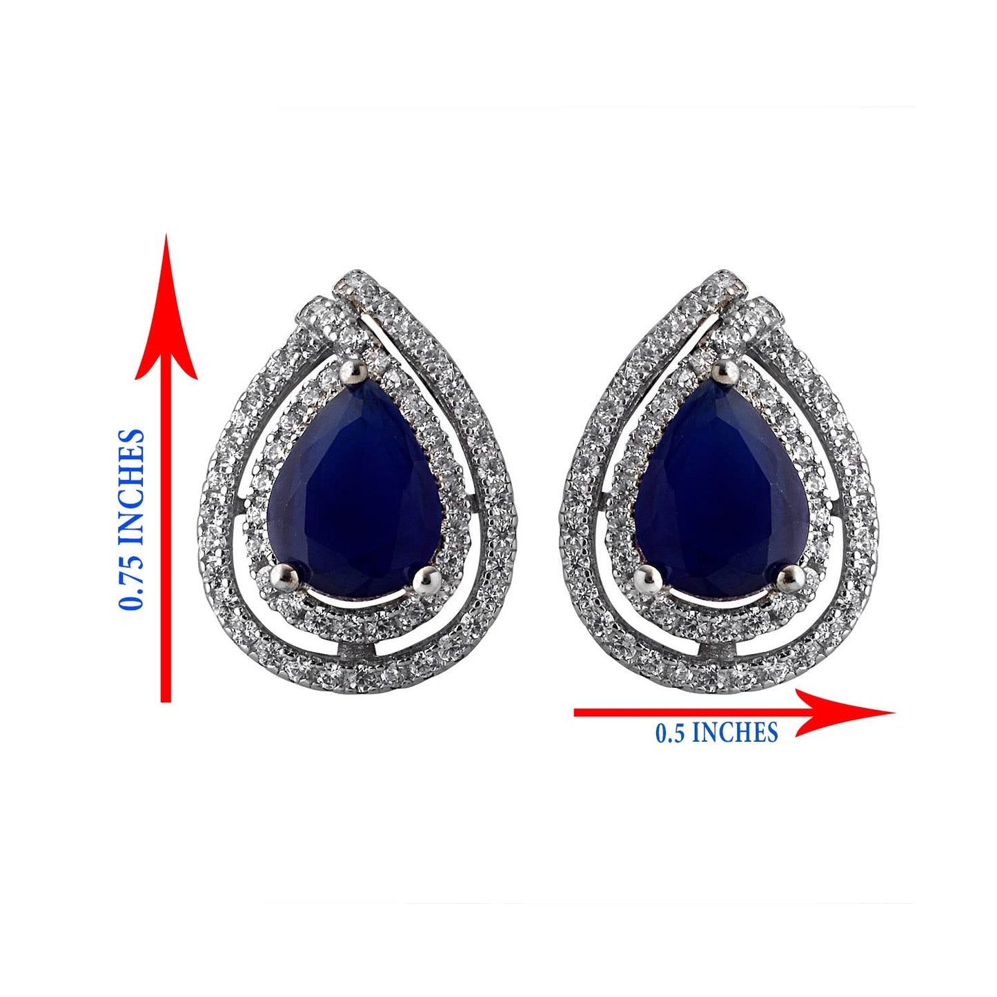 Blue Stone Earrings
