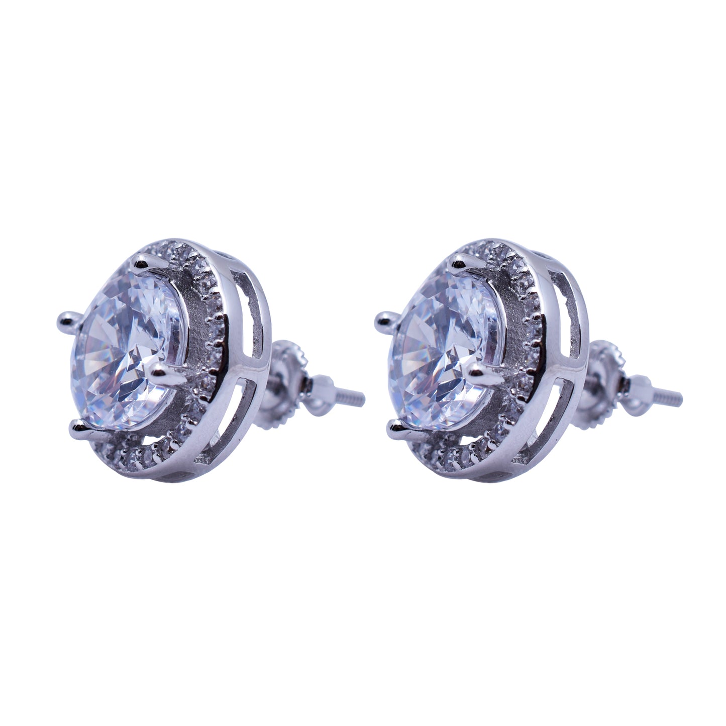 silver gold earing