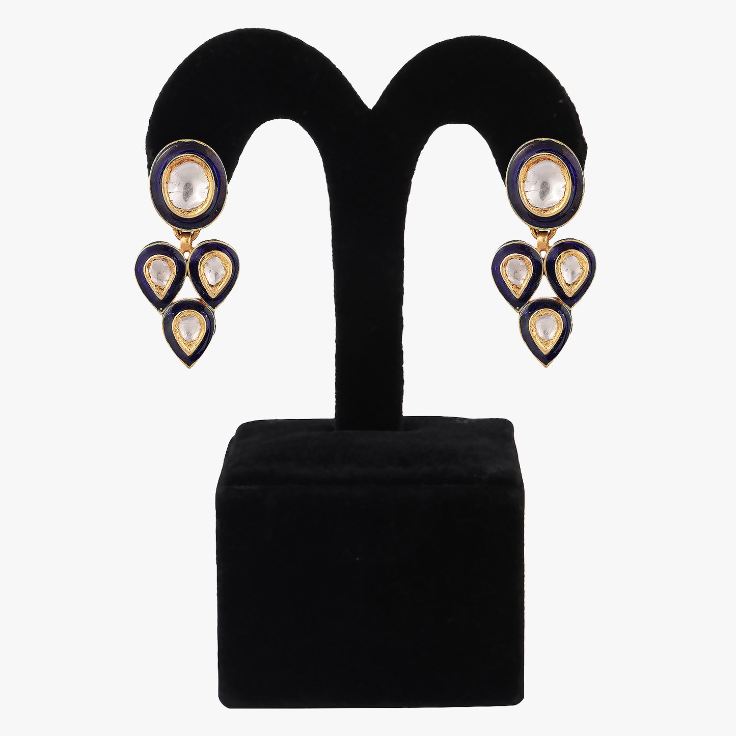 rhodium plated earrings