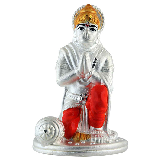 Silver Hanuman Idol