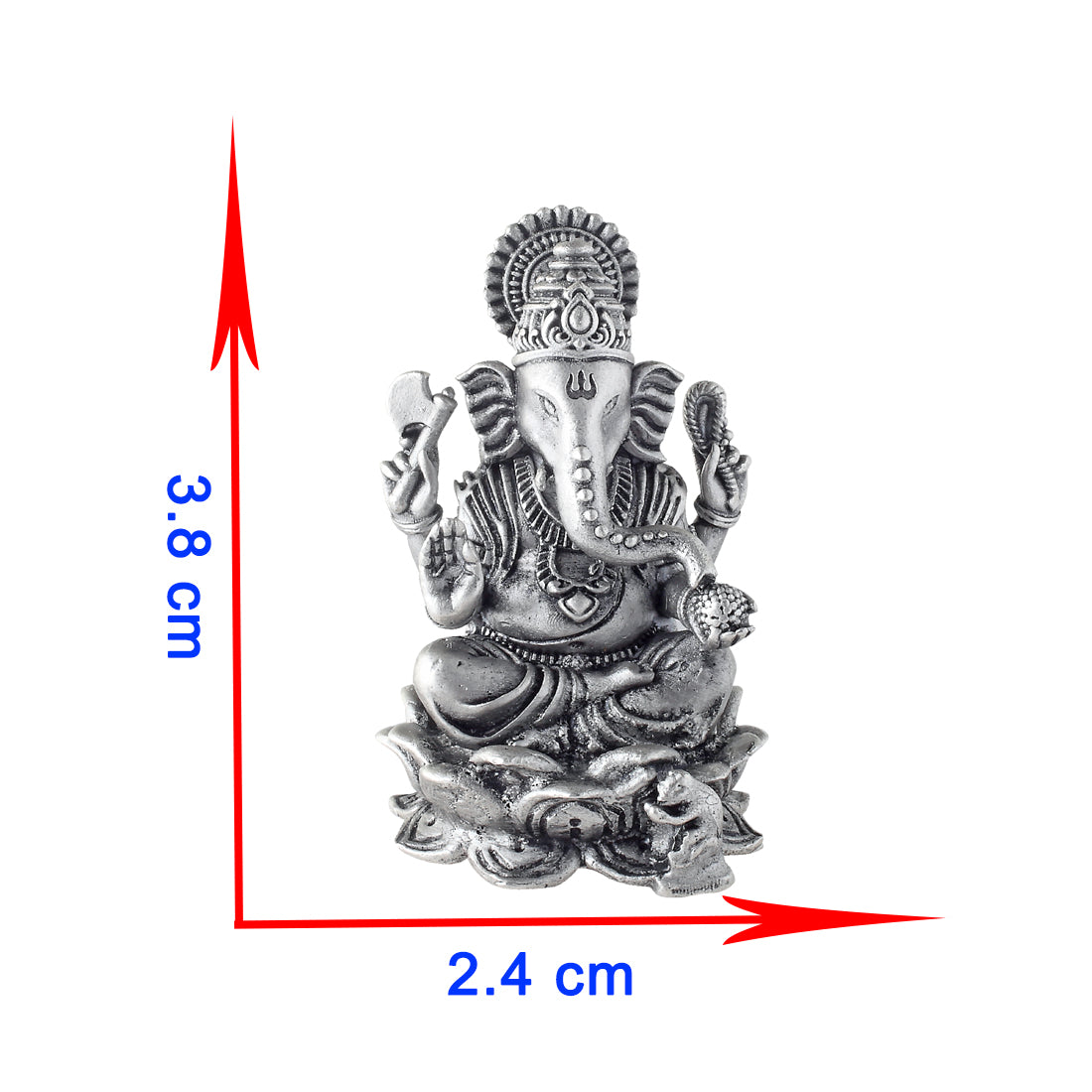 ganesh murti size