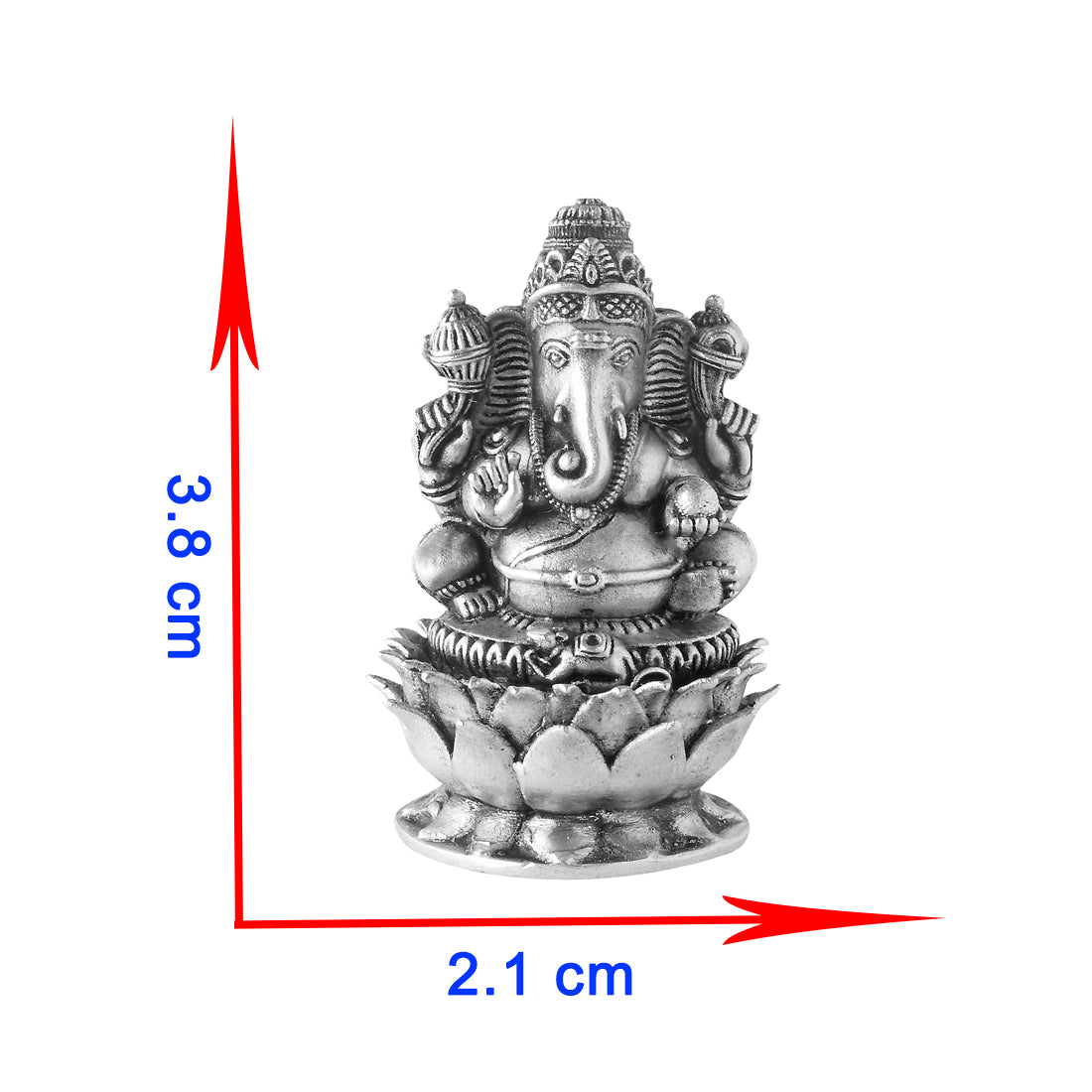 ganesh lotus size