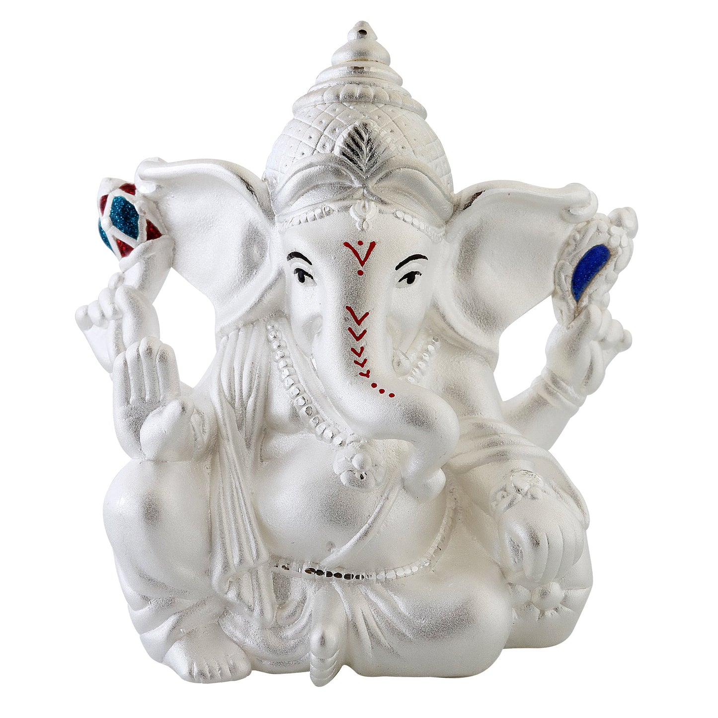 silver ganesh idol