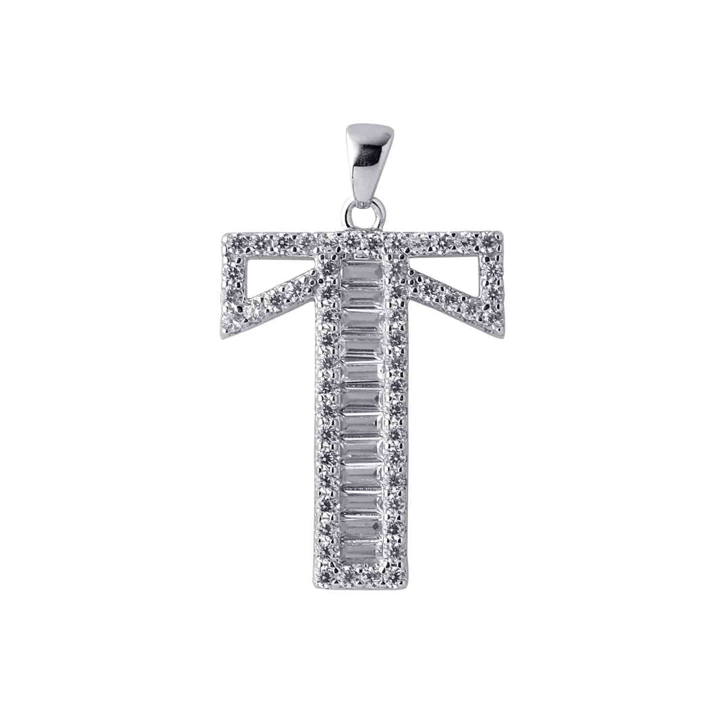 alphabet T pendant
