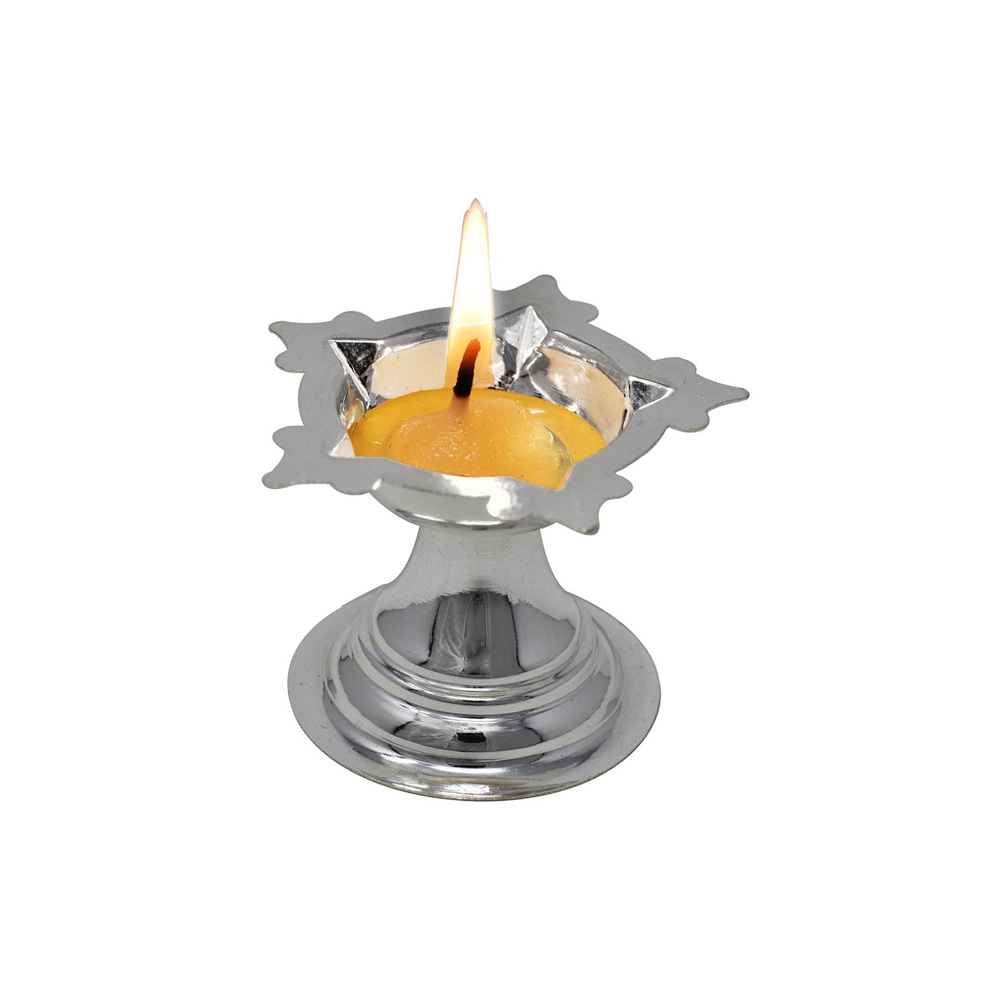 Silver Star Diya