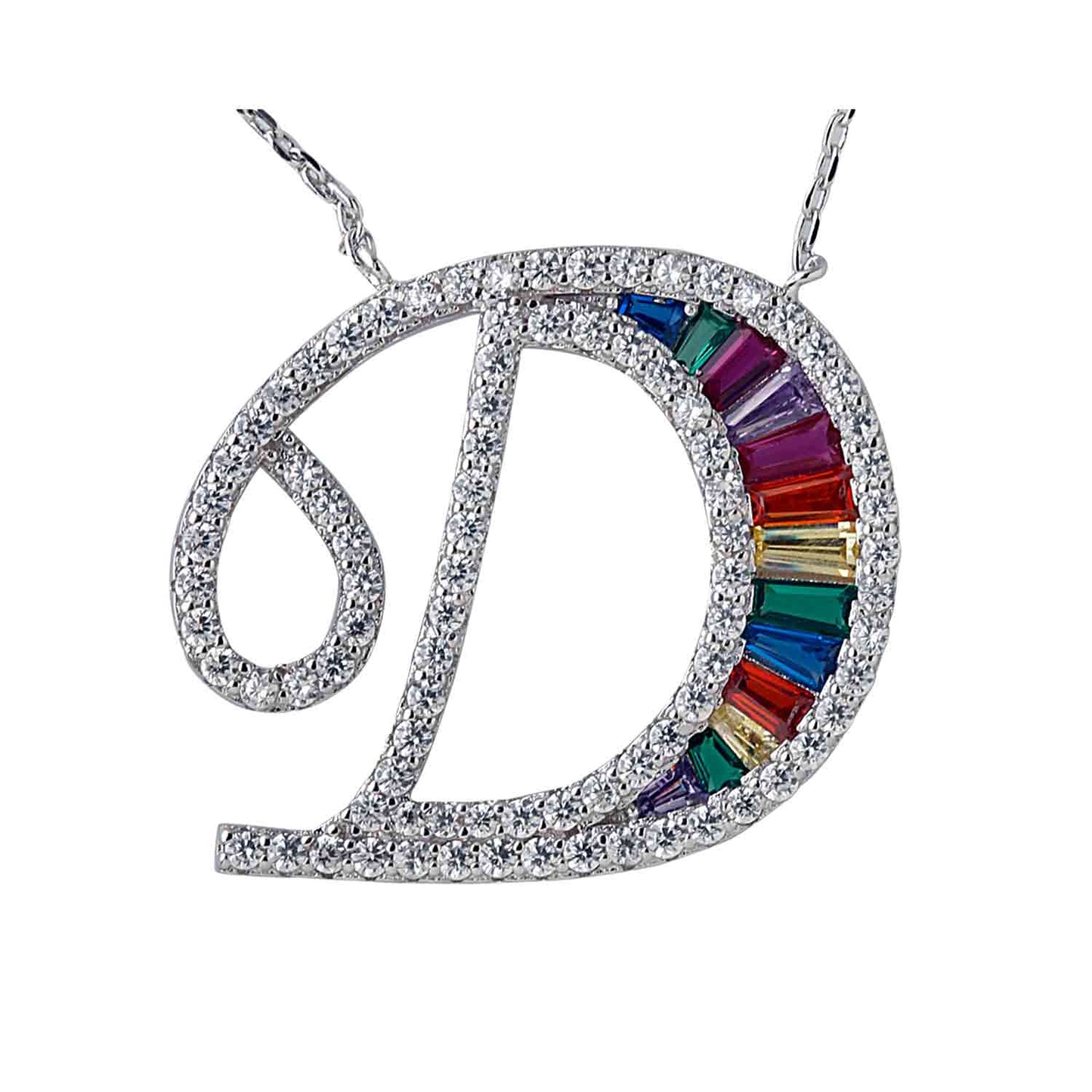 Capital D Shape Pendant