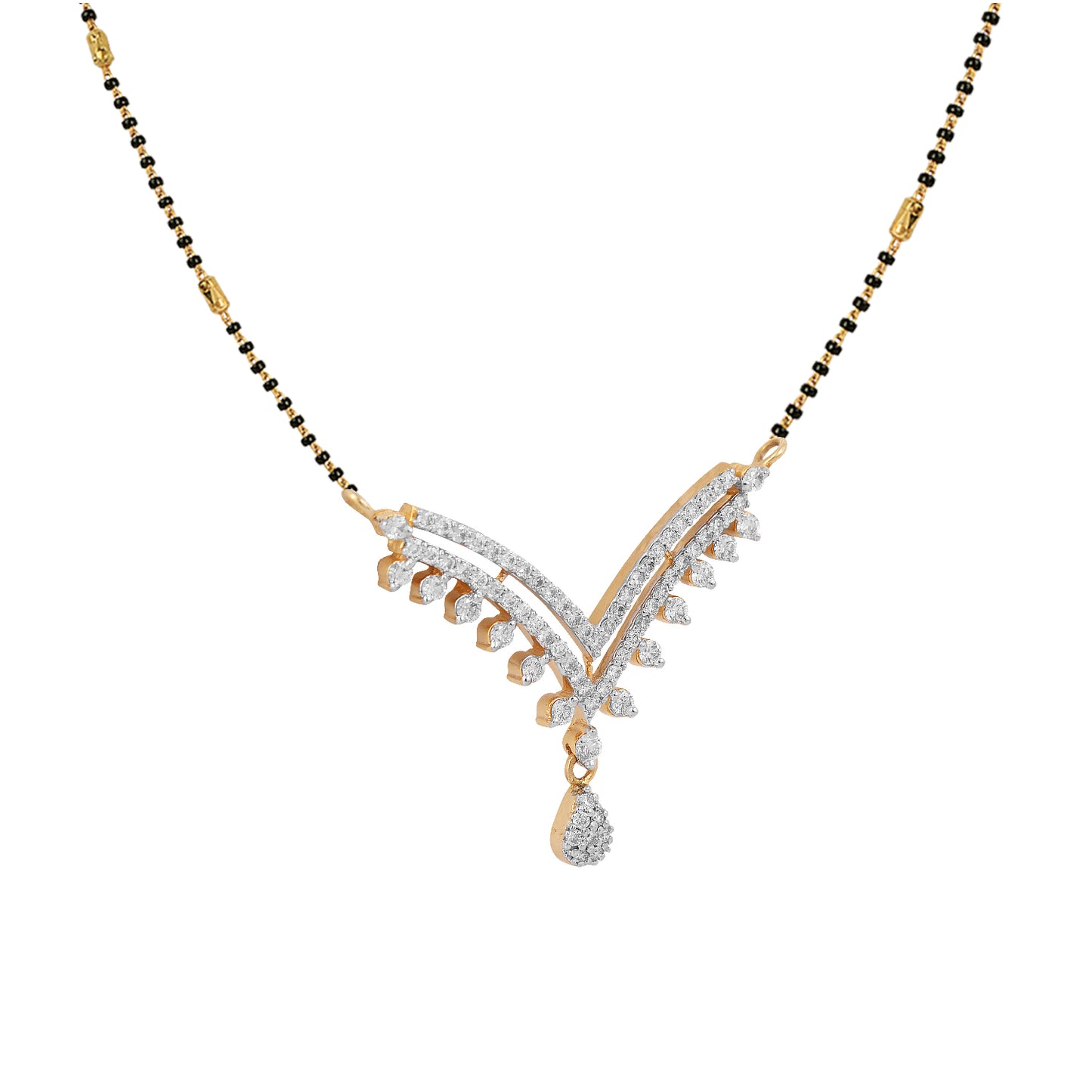 diamond wedding mangalsutra