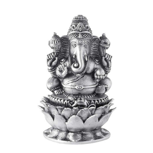 Ganpati lotus idol