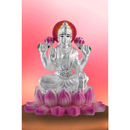 Silver Laxmi Idol