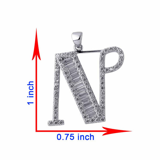 High Quality Zircon Baguettes Pendant