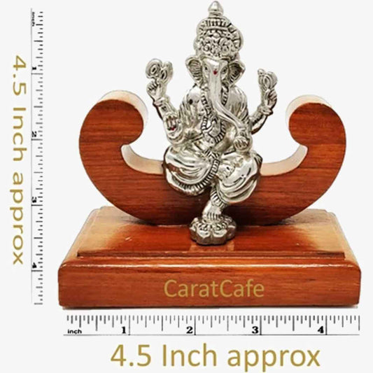 Silver ganesh  statue