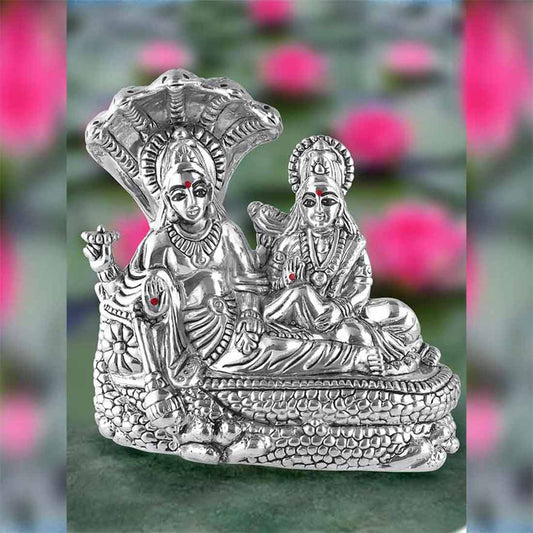 Silver Narayan laxmi murti