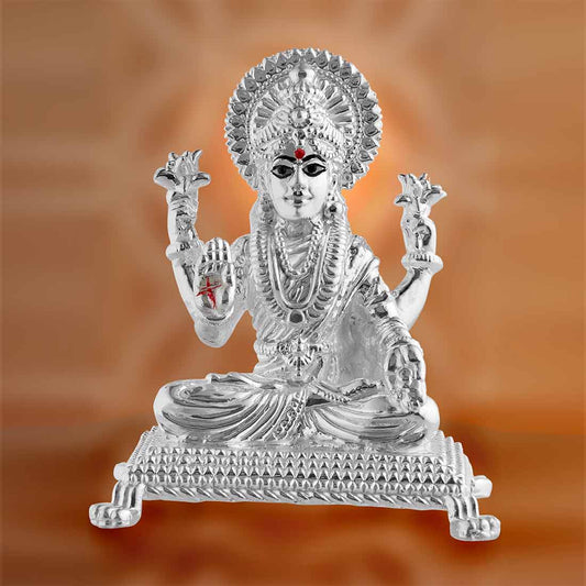 990 Silver Laxmi Idol