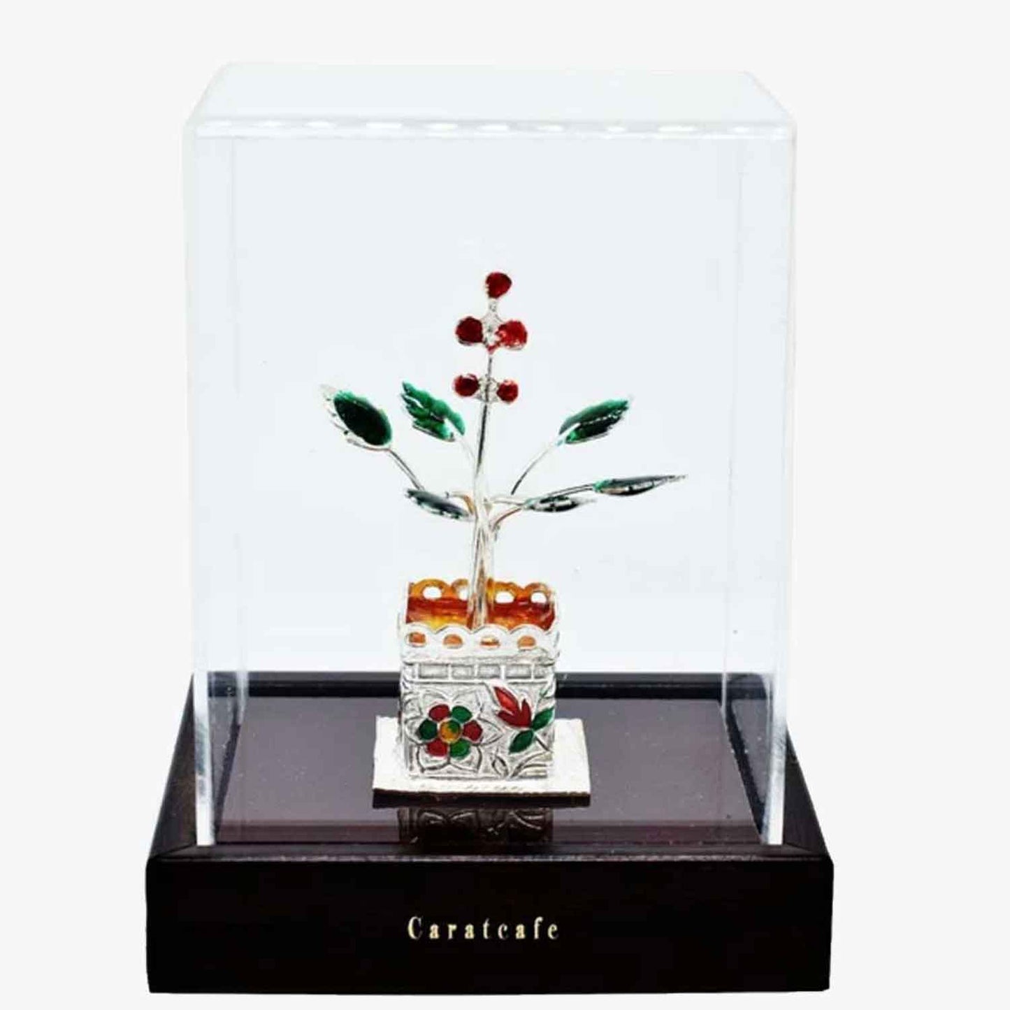 Silver tulsi for pooja