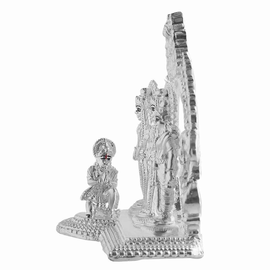 side angle of RAM Darbar showing Hanuman ji in sitting pose