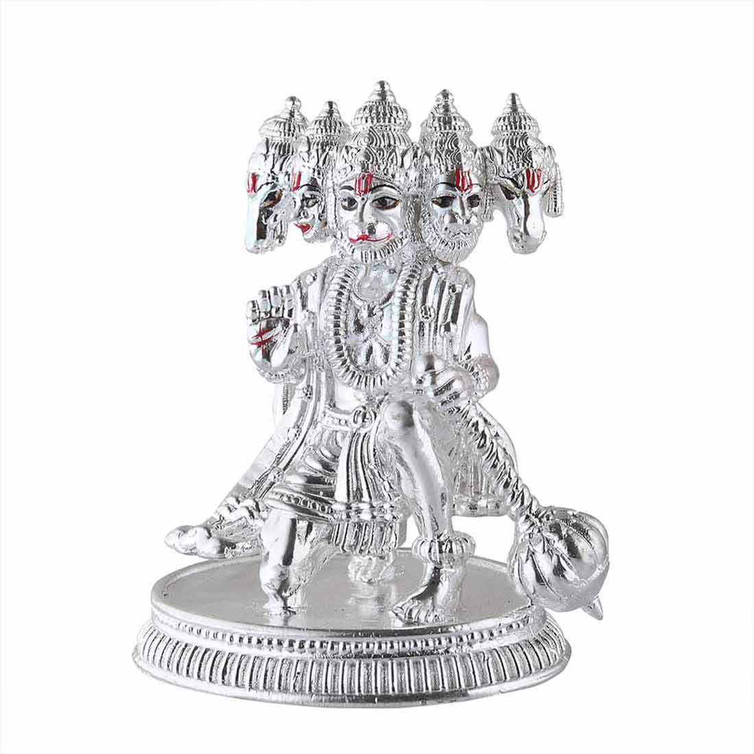 Silver hanuman for temple