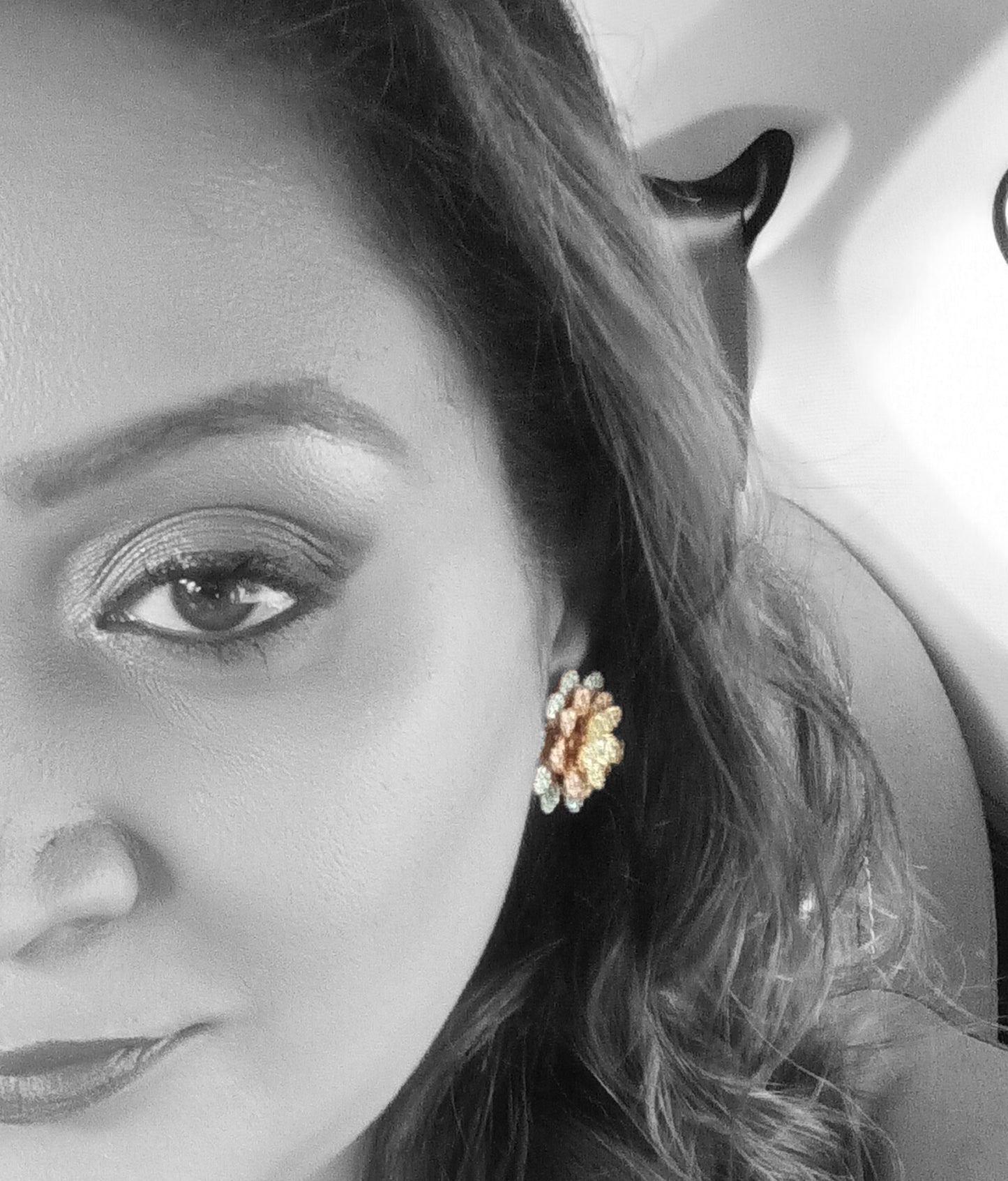 14k pure gold earrings
