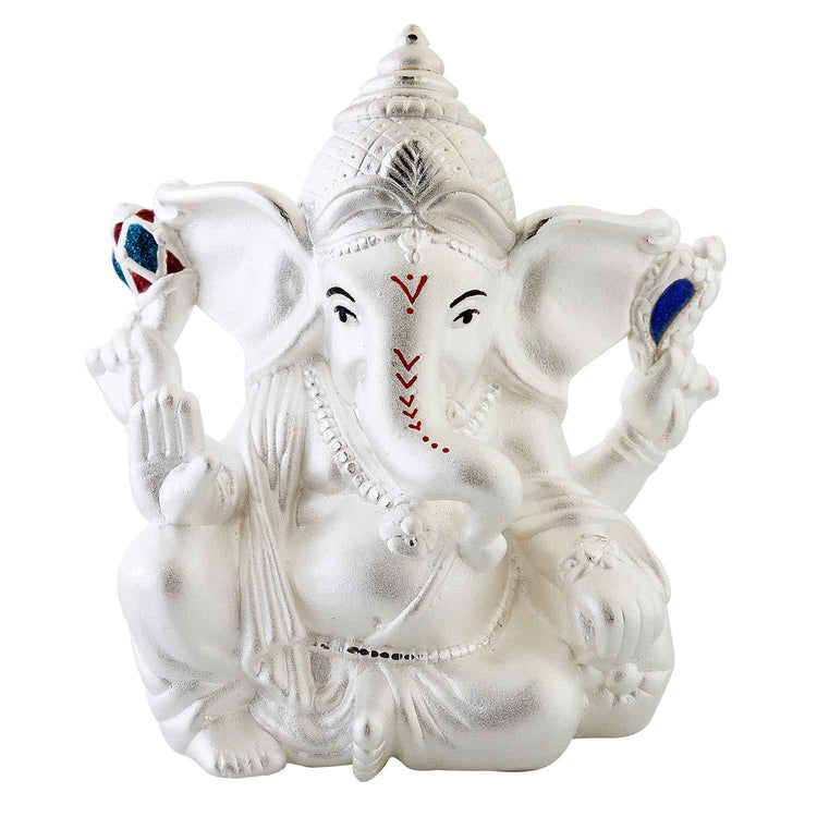 999 Pure Silver Ganpati Idol - Best Selling Silver Products at CaratCafe