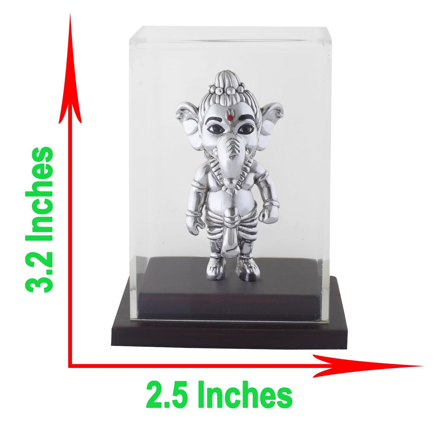 size of idol bal ganesha