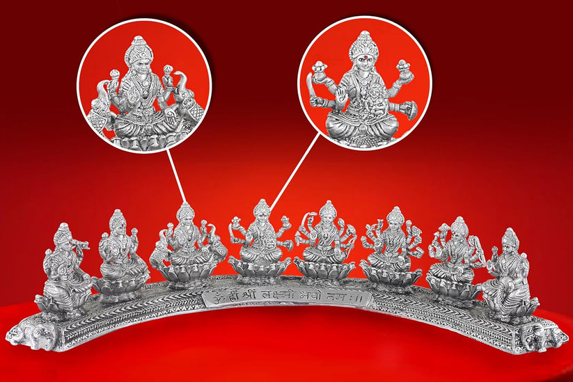 Ashtalakshmi ( Eight Roop Of Maa Lakshmi ) | 925 Silver | CaratCafe