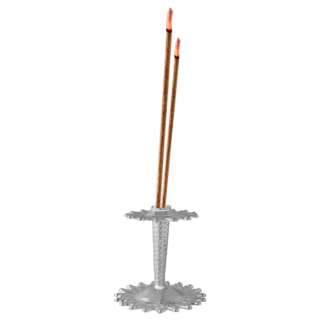 925_silver_incense_stand_flower_design