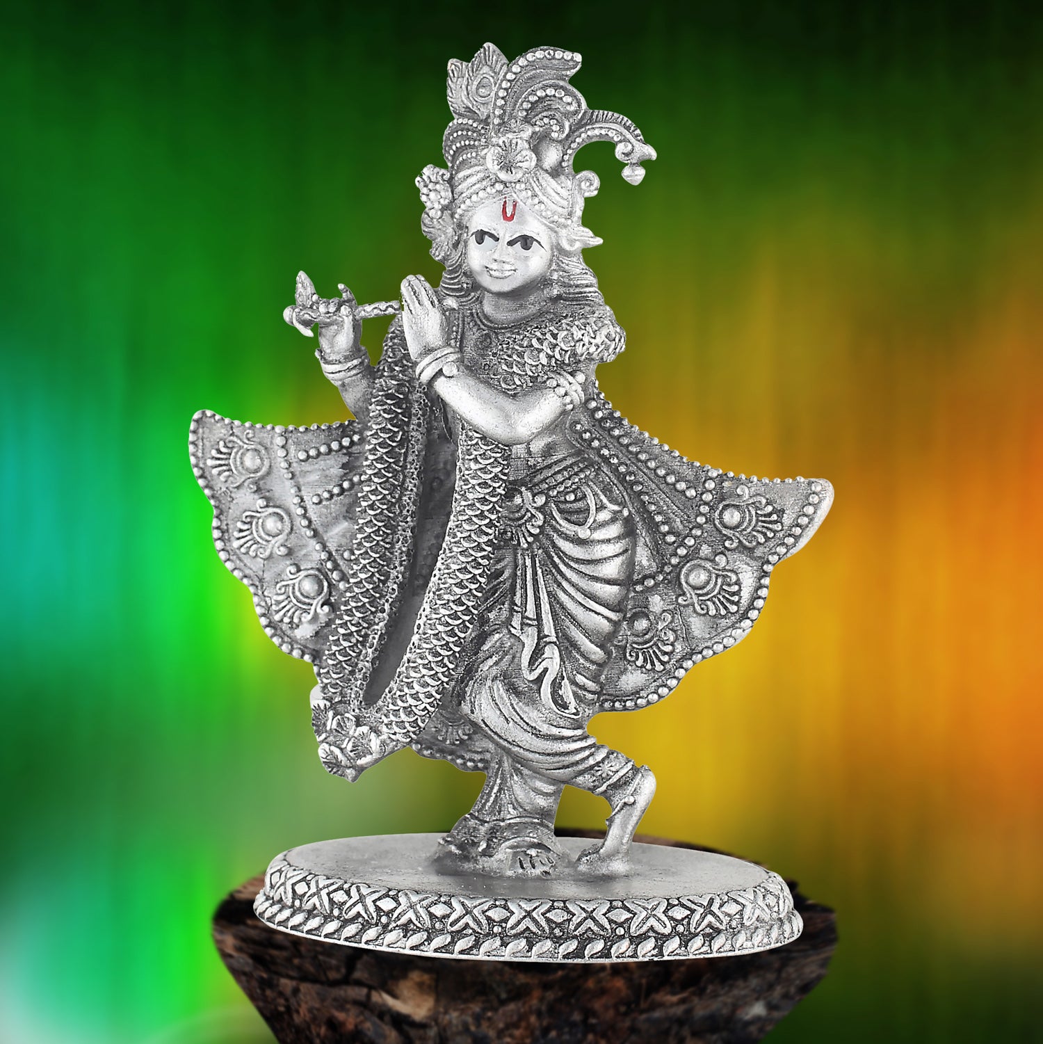 Dwarkhadhish_silver_idol