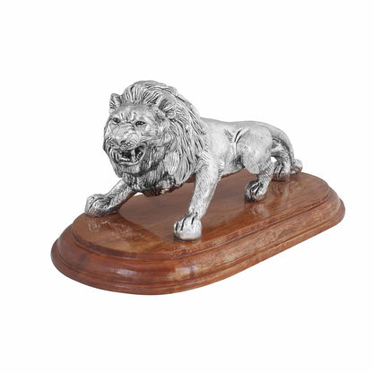 Pure Silver Lion BIS Hallmark Certified Idol