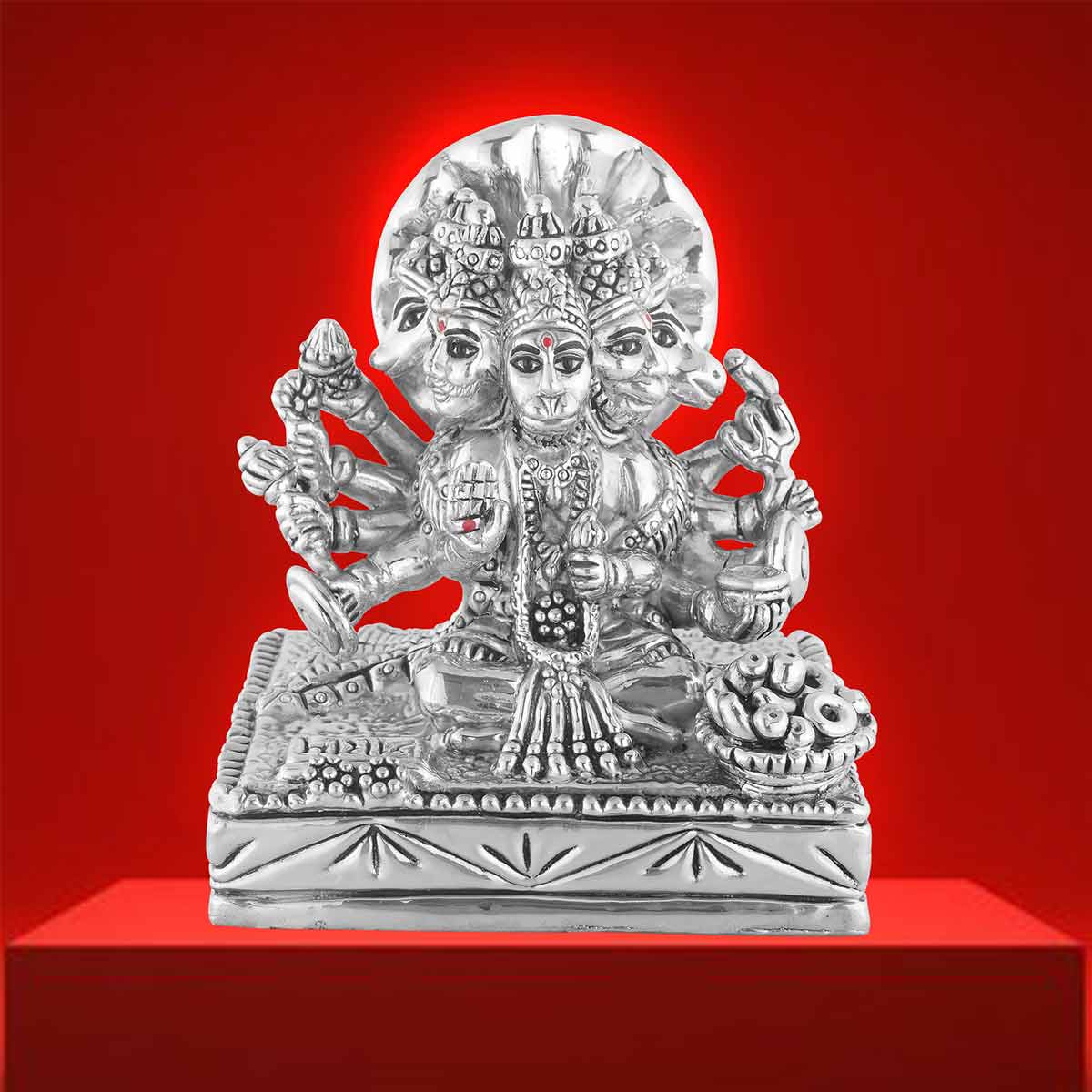 silver 990 hanuman idol