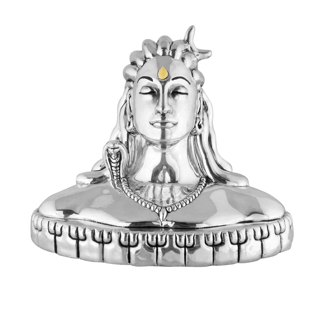 adinath_yogi_silver_idol