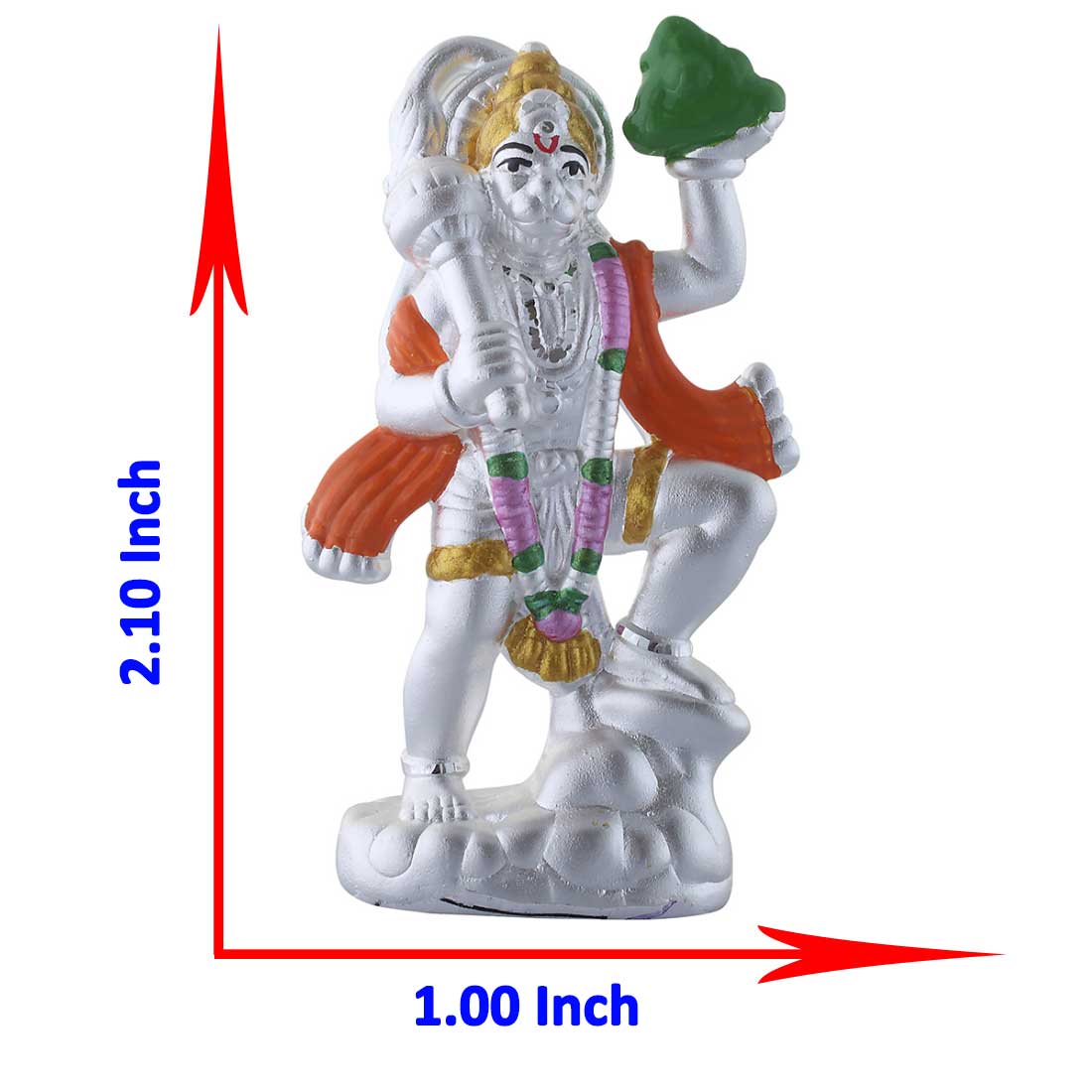 size of hanuman idol
