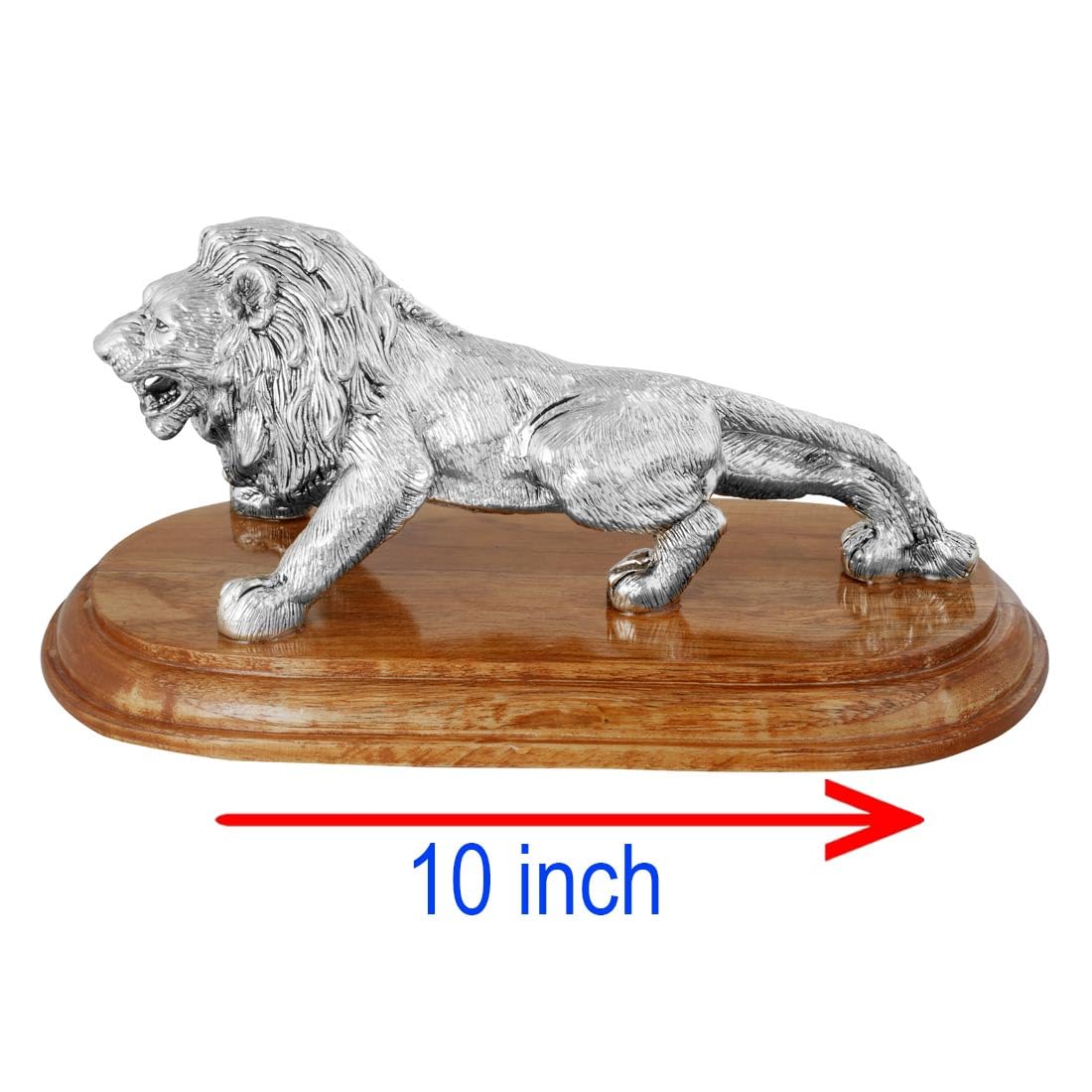 Pure Silver Lion BIS Hallmark Certified Idol